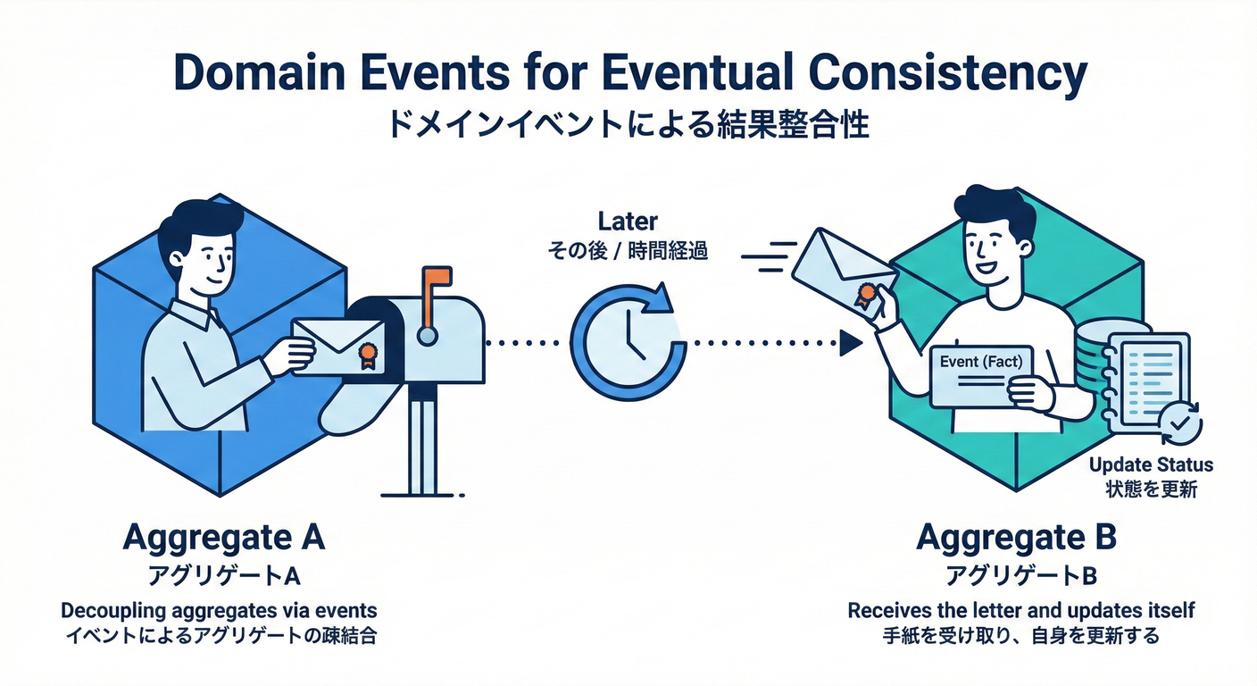Domain Events for Eventual Consistency
