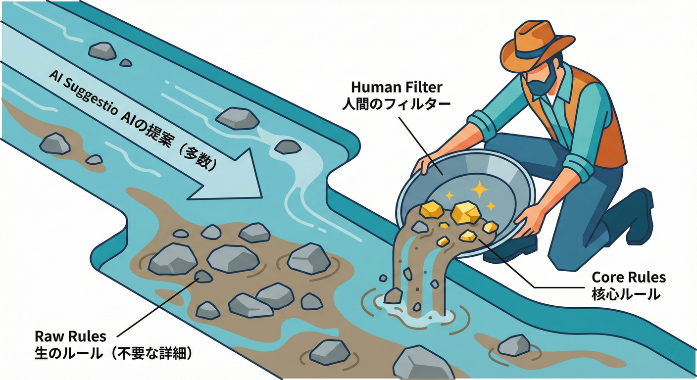 AI Rule Extraction (Gold Panning)