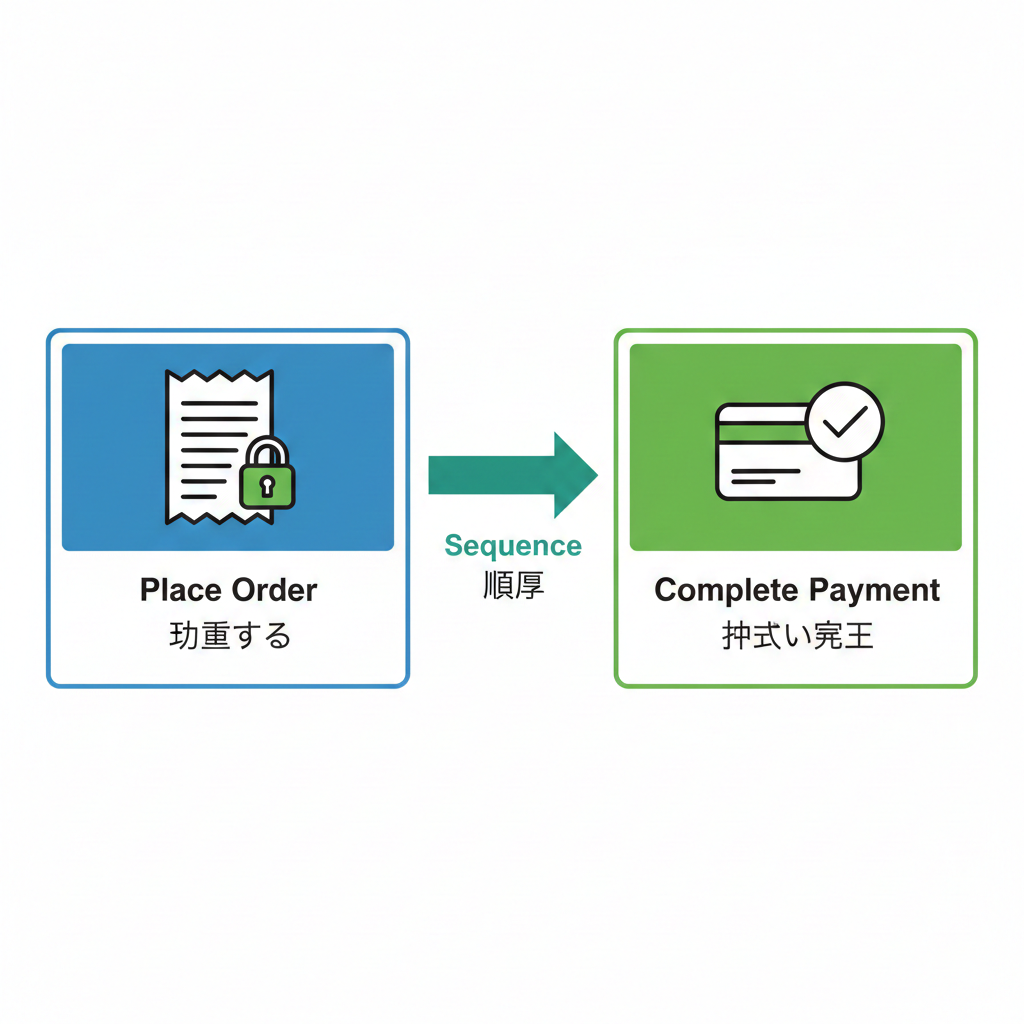 Place Order vs Complete Payment