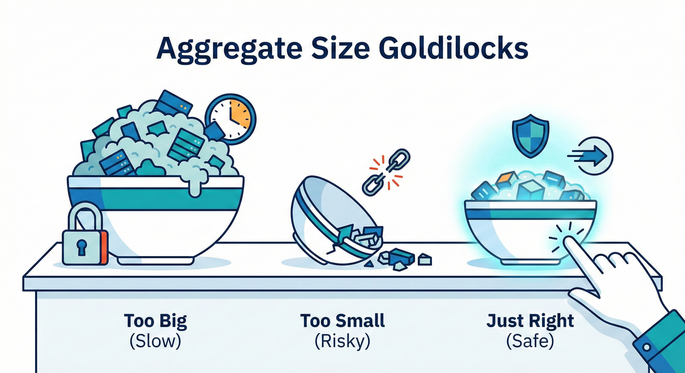 Aggregate Size Goldilocks