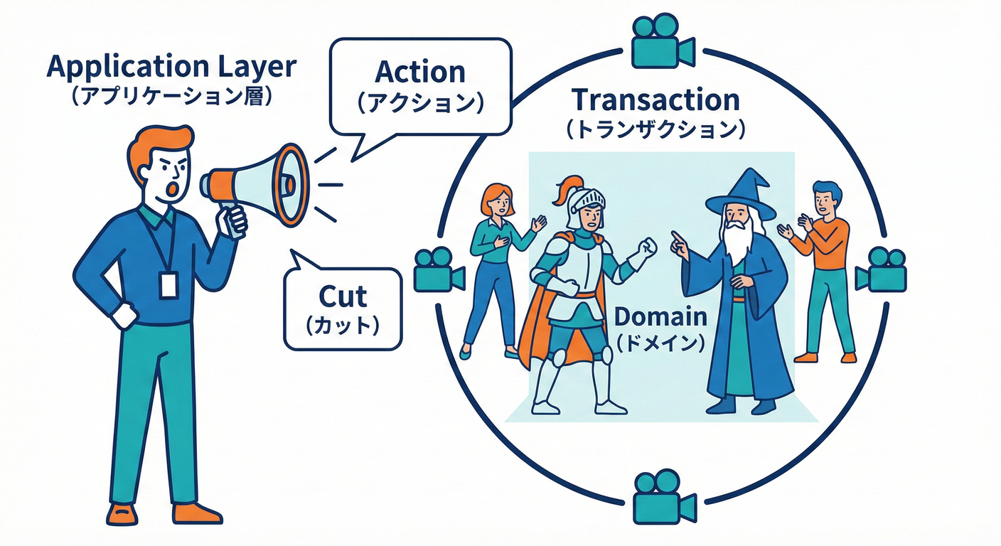 映画監督とシーン