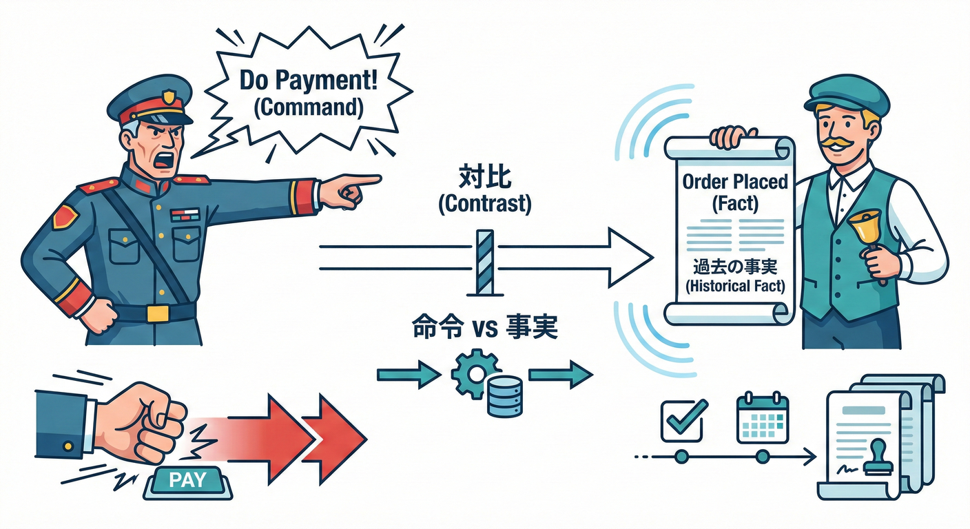 Command vs Event Metaphor