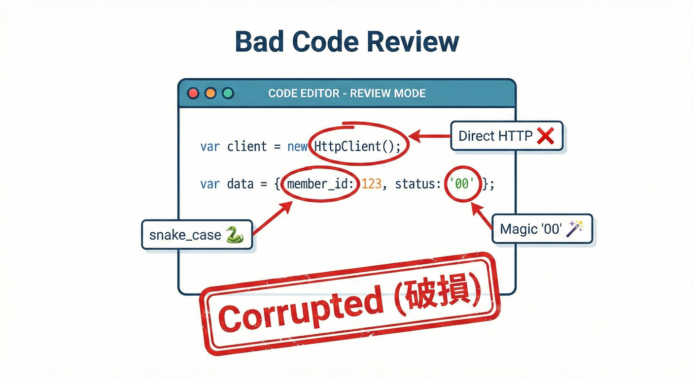 Bad Code Review
