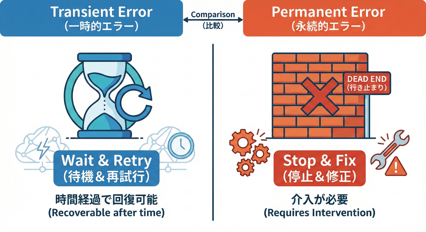 Transient vs Permanent Errors