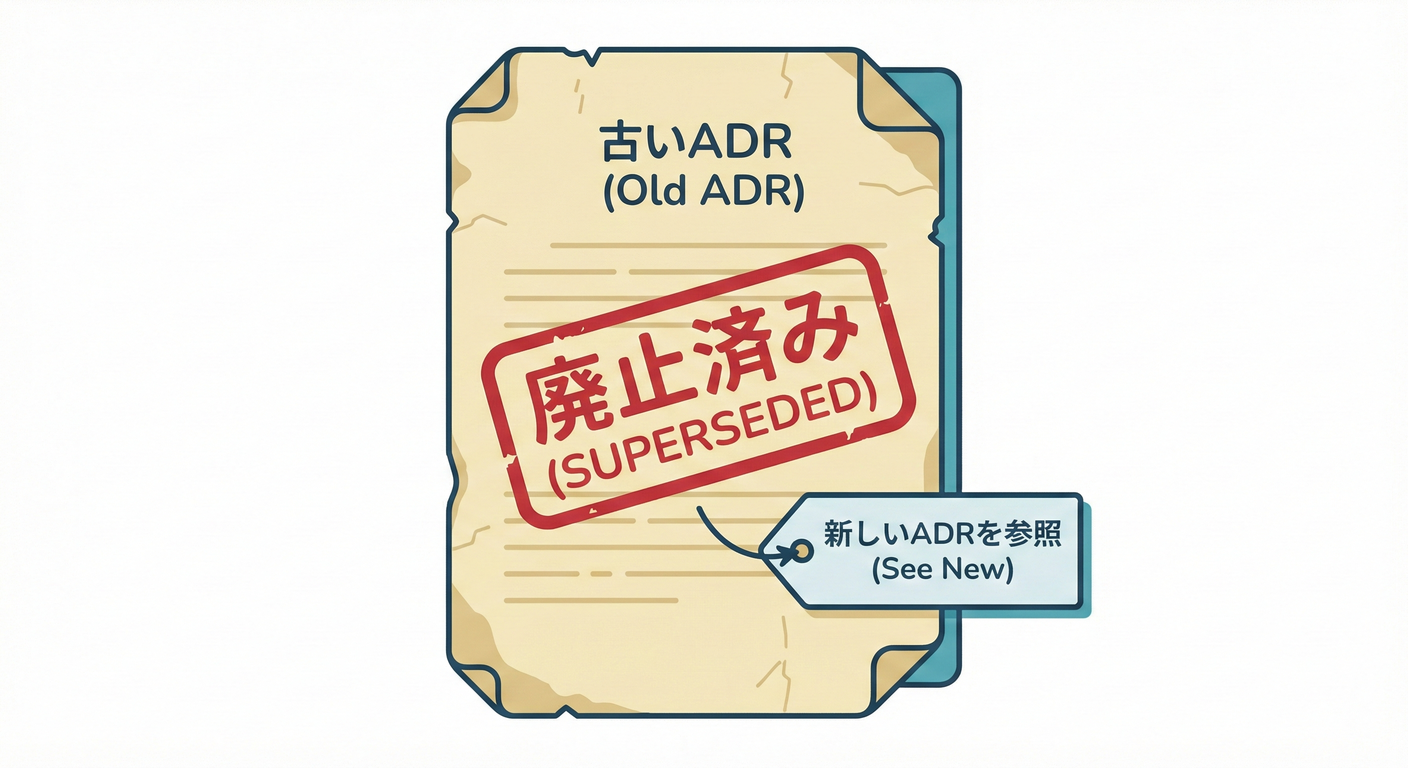 SUPERSEDEDスタンプ