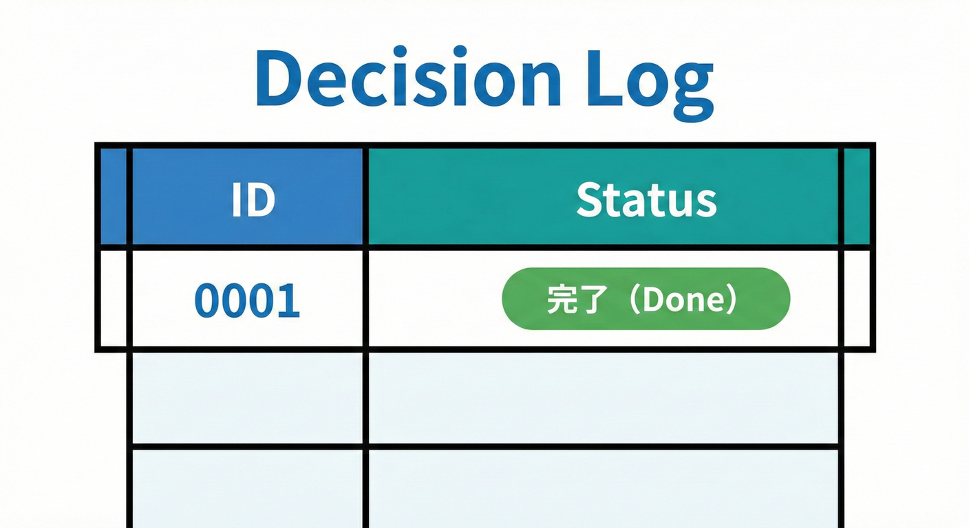 Decision Log Dashboard