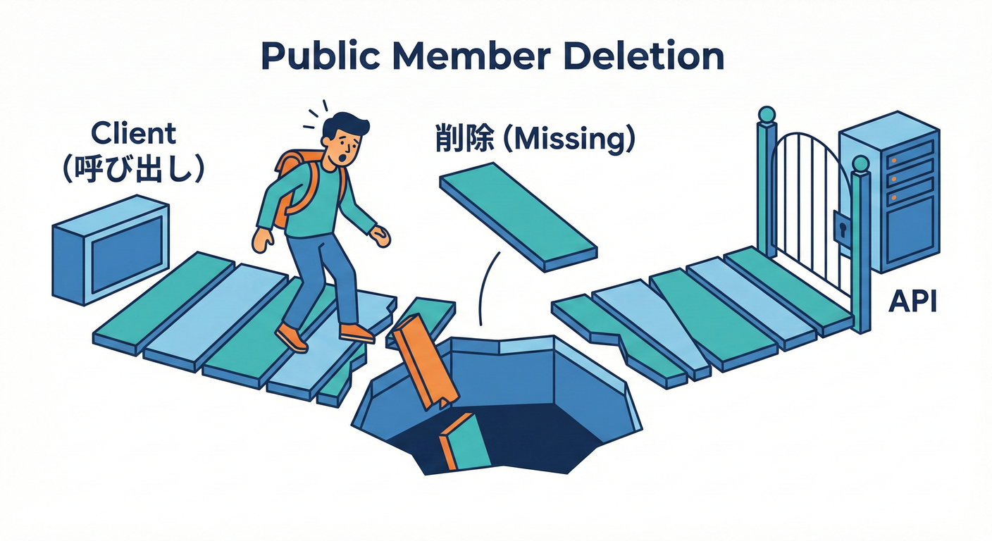 Public Member Deletion