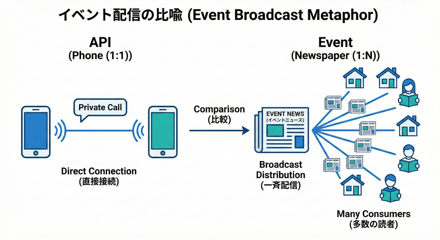 Event Broadcast Metaphor