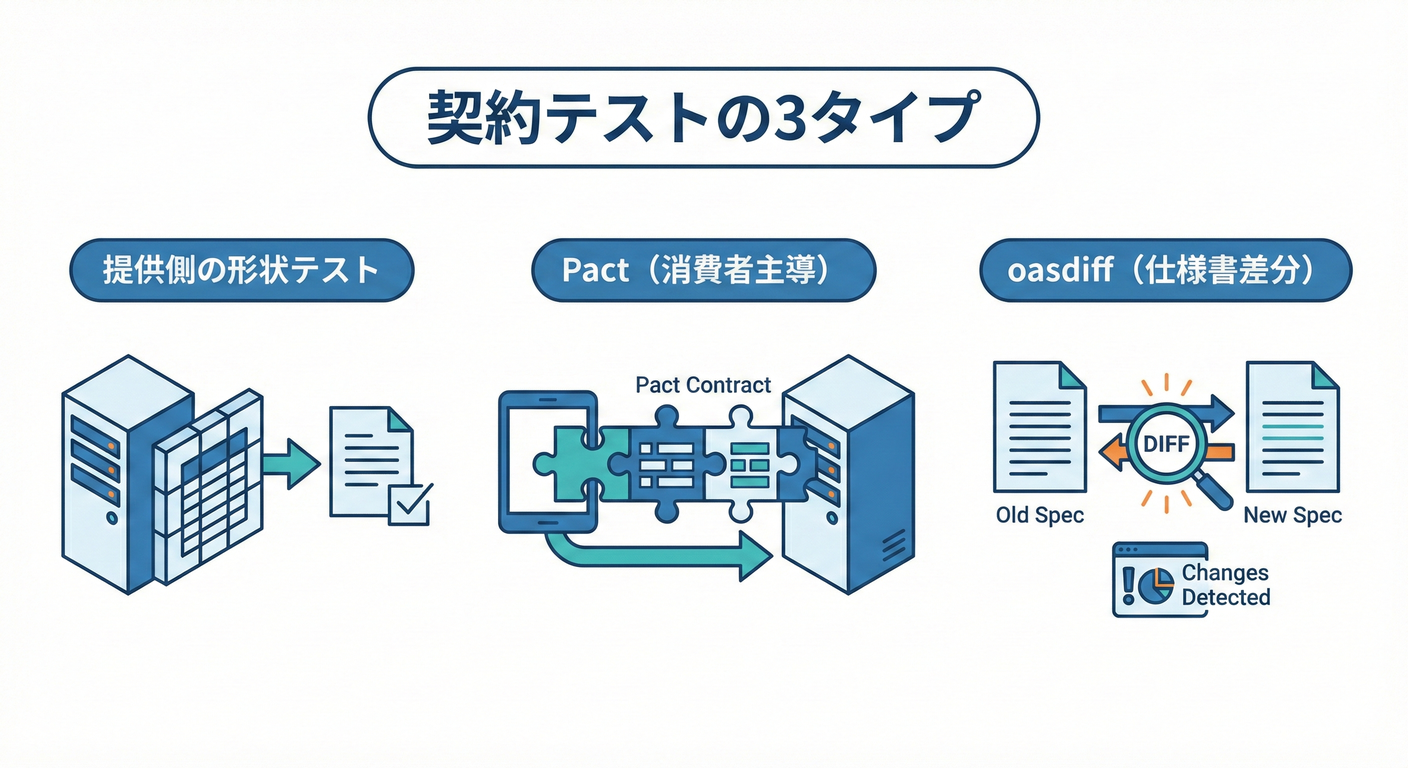 Three Types of Contract Testing