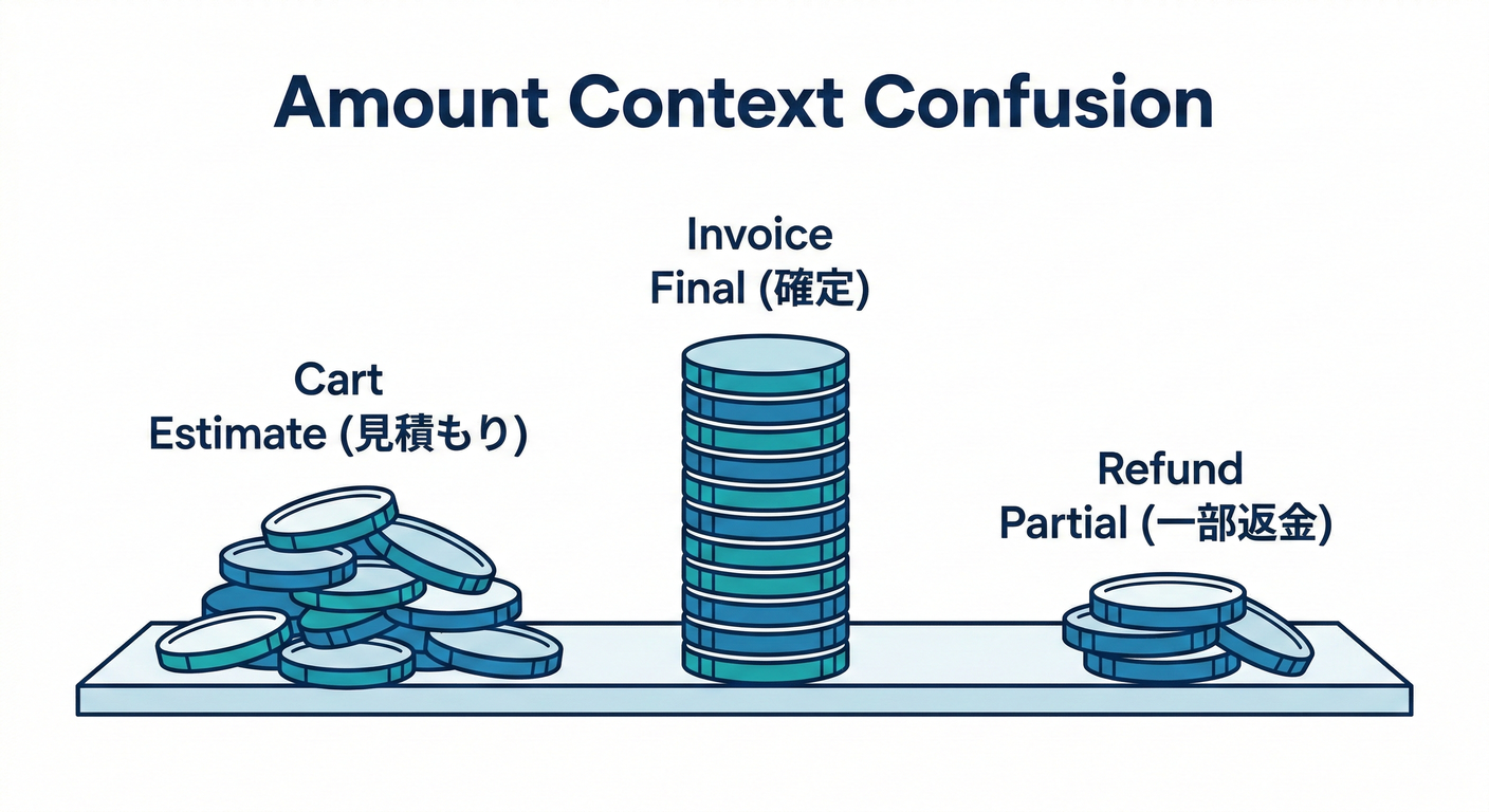 amount confusion