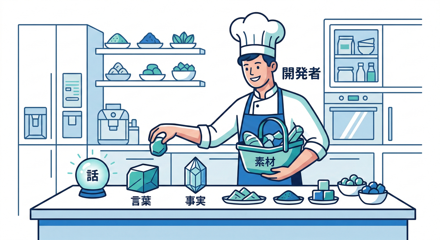 Chef Gathering Ingredients