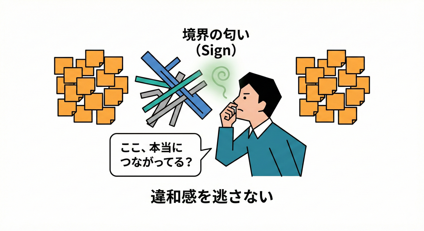 境界の重み