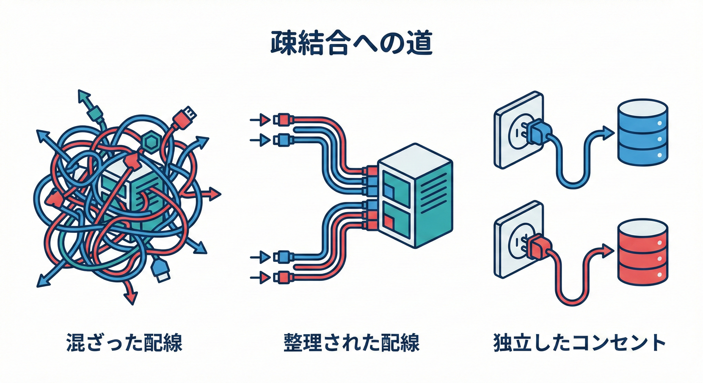 段階的脱却のステップ