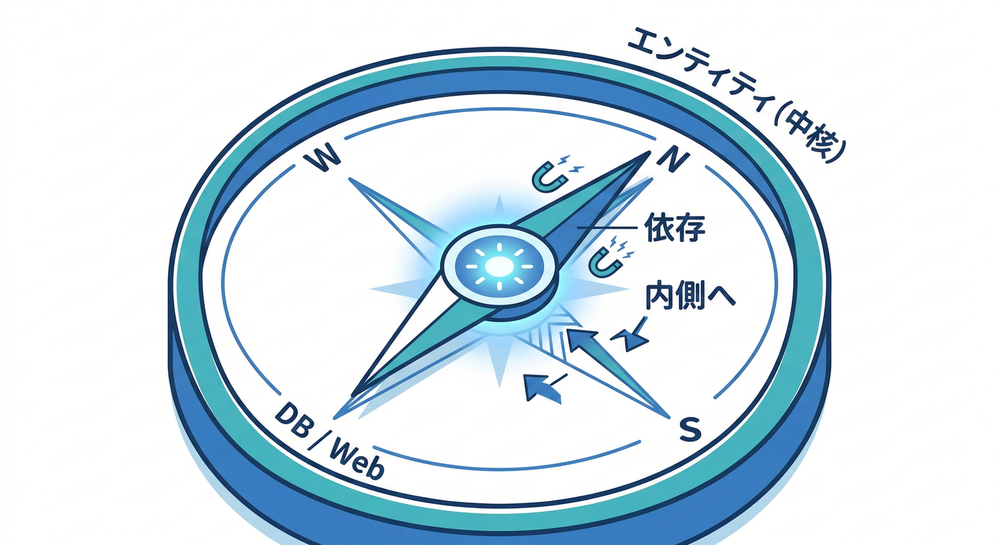 Inward Dependency Compass
