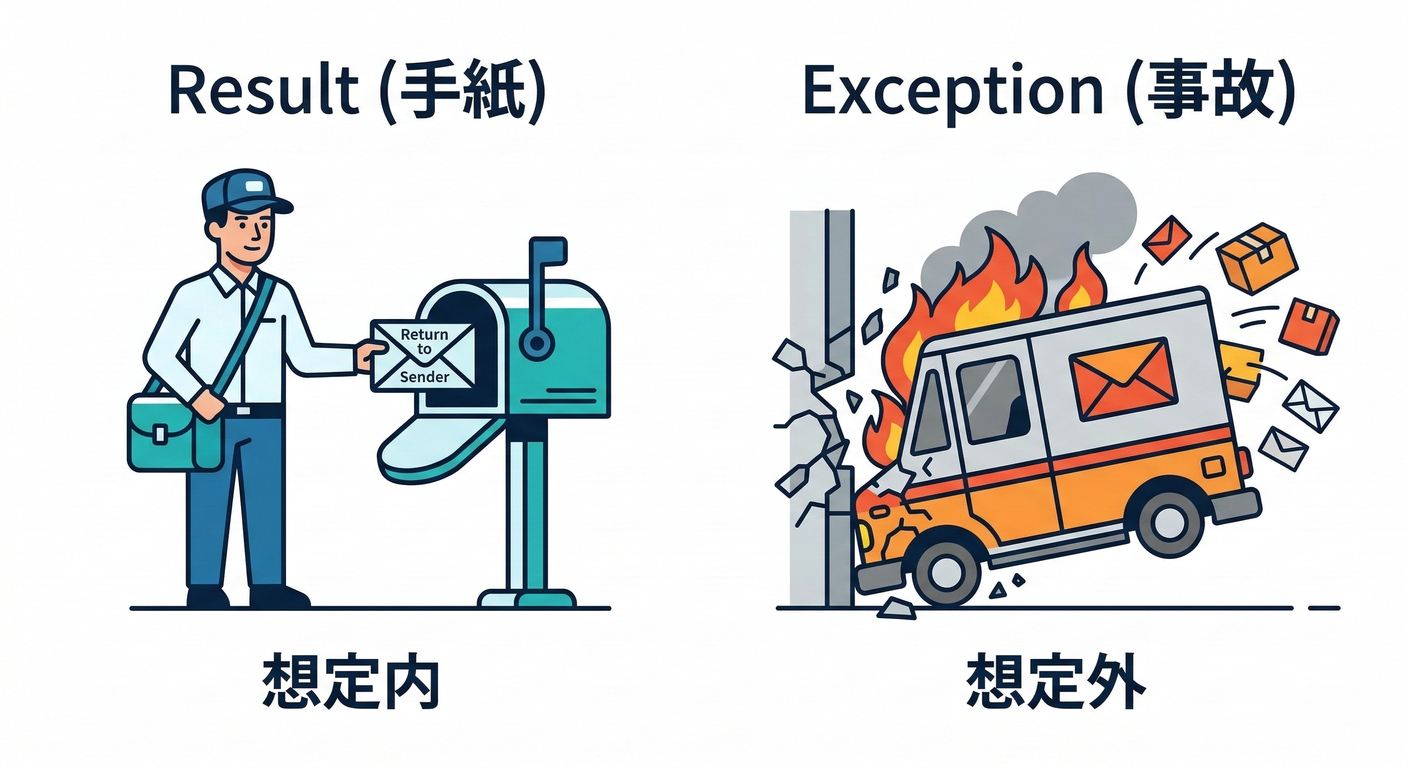 Exception vs Result