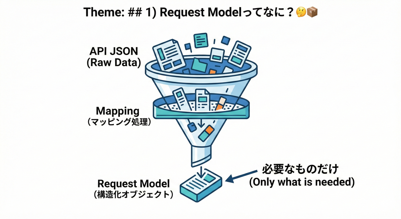 Request Modelのフィルタリング
