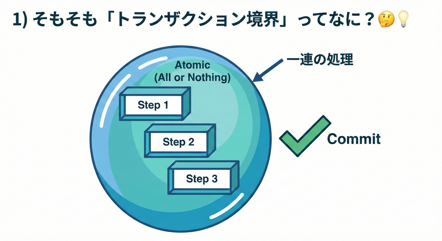 トランザクション境界