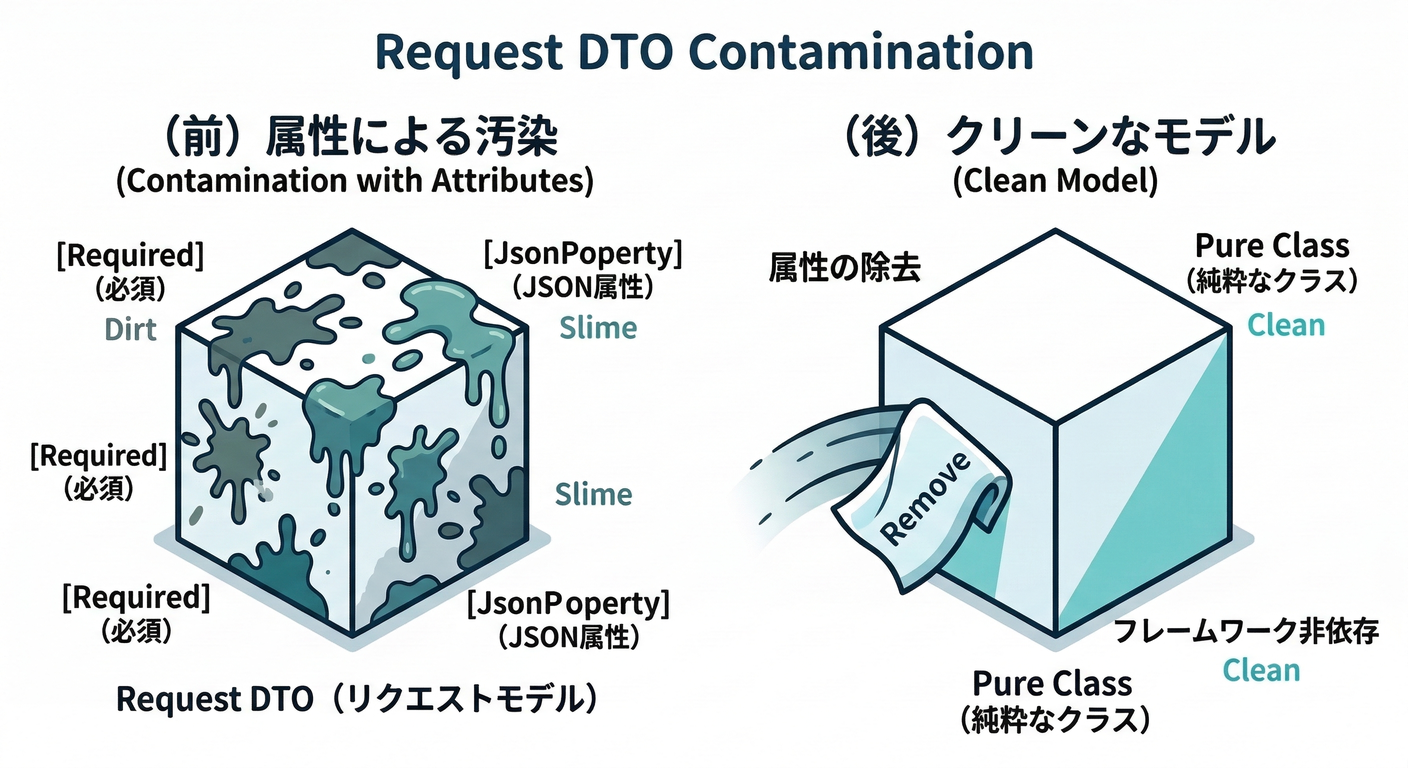 Request DTO Contamination
