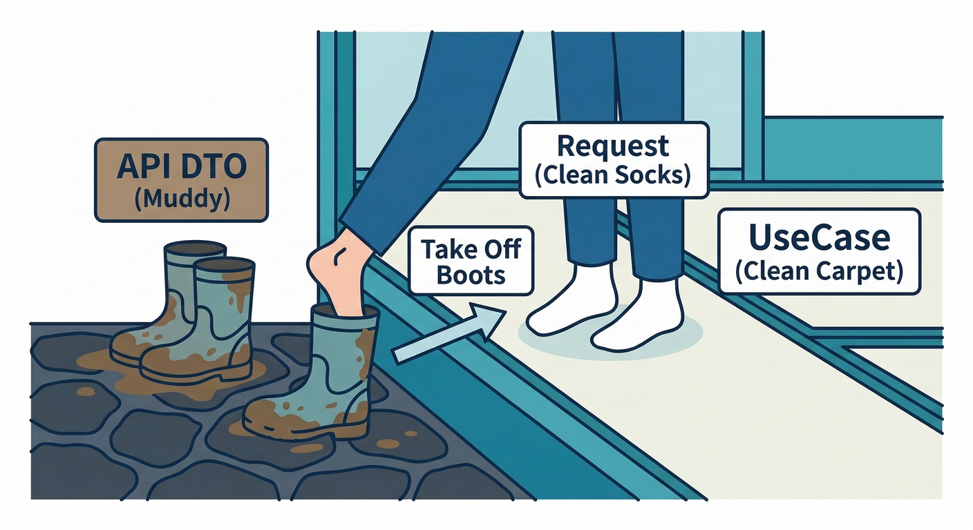 Dirty DTO vs Clean UseCase