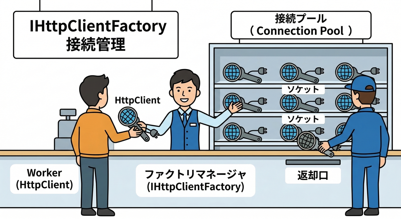 IHttpClientFactory Connection Pool