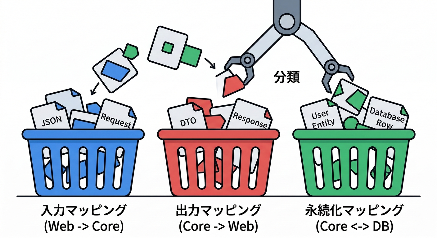 Three Types of Mapping