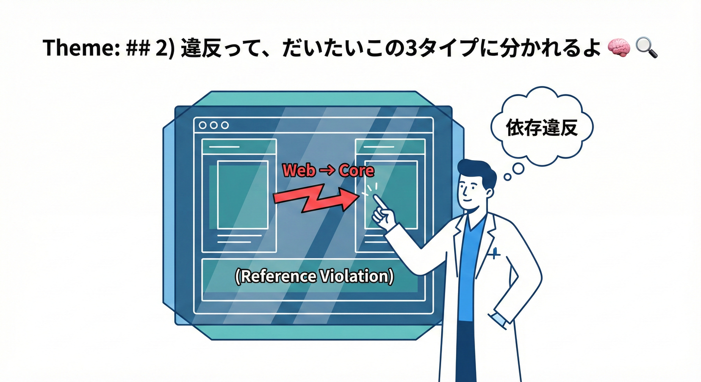 違反パターンのレントゲン (Violation Check)