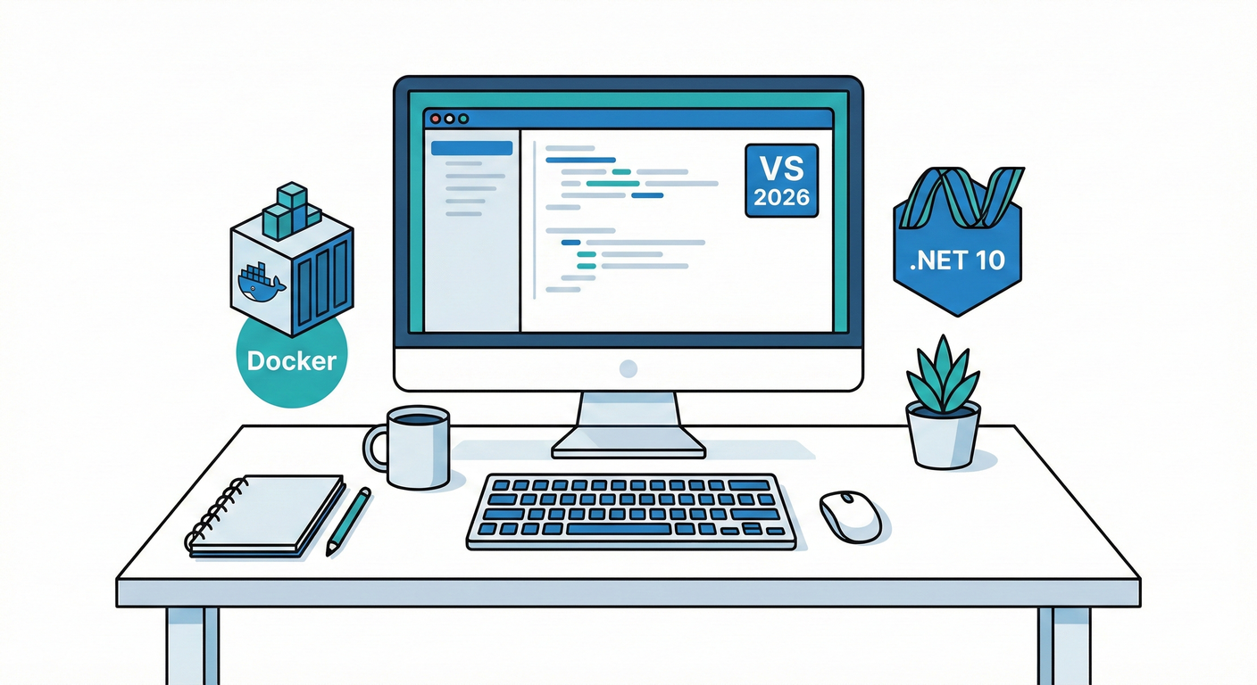 A workbench with the required tools.