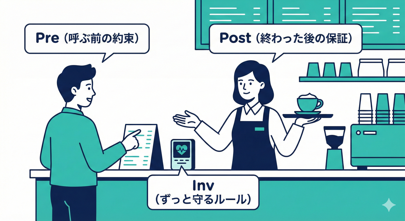 DbCの基本：カフェの注文に例えると