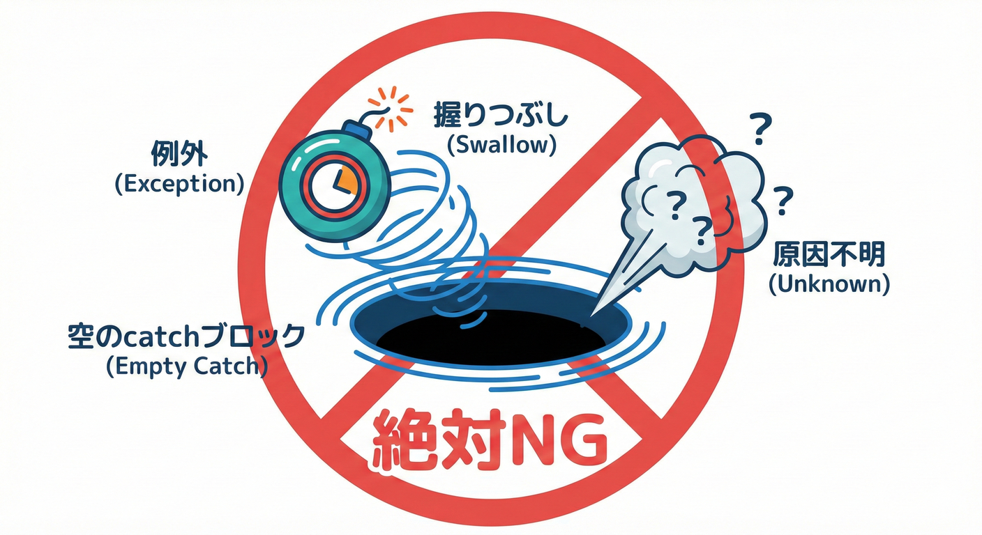 例外の握りつぶし