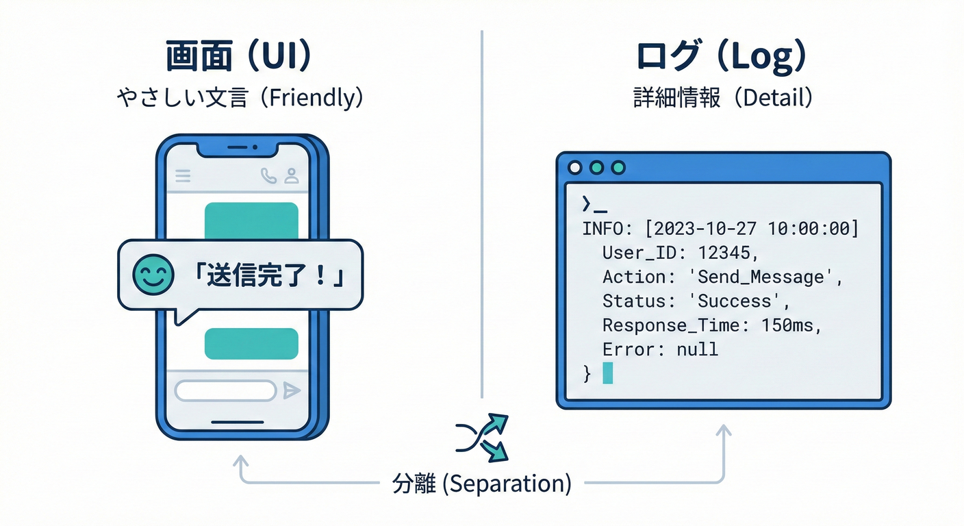 UI vs Log