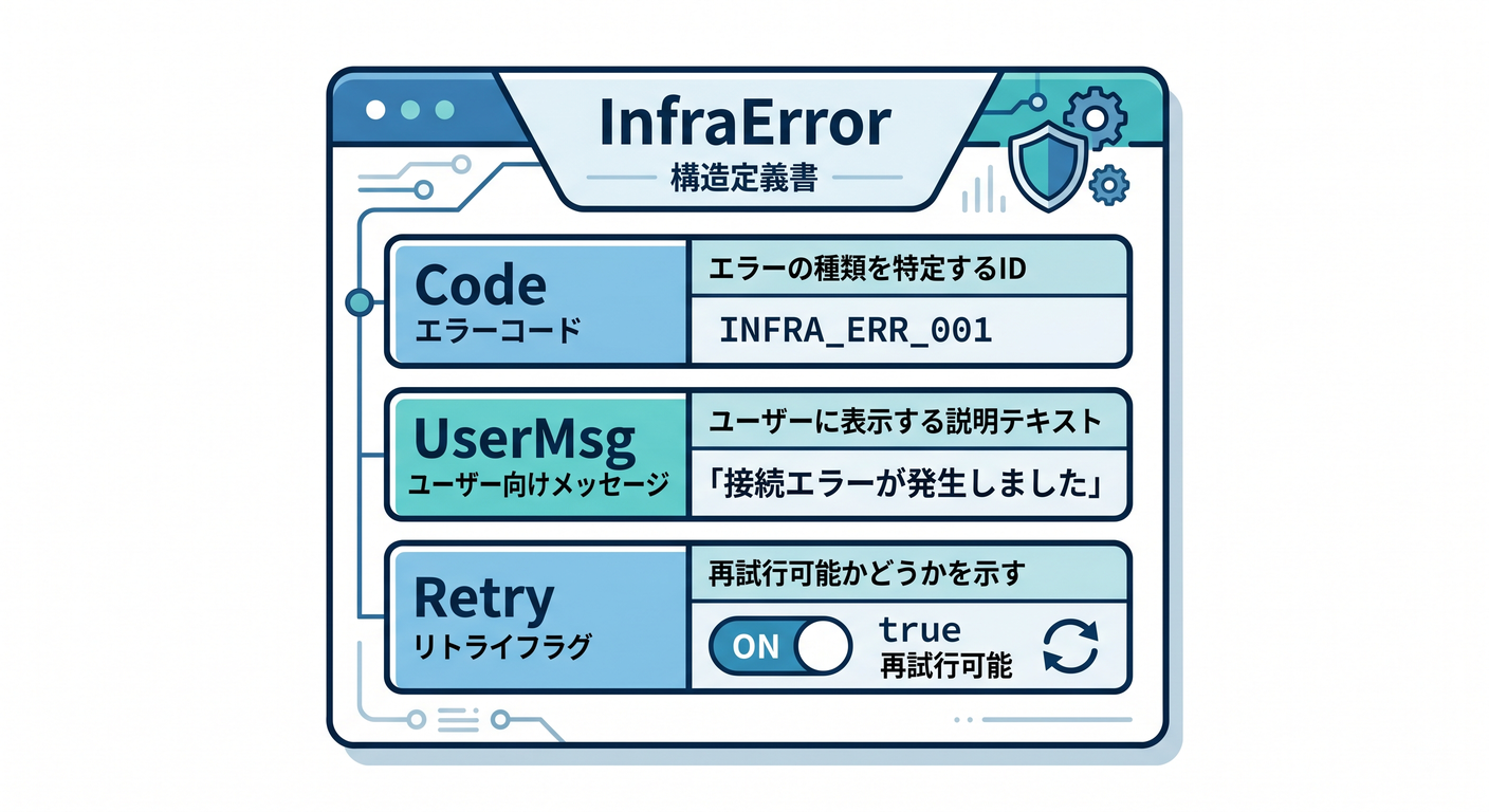 InfraError Structure