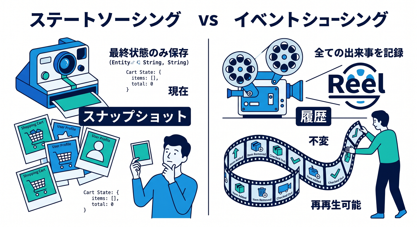 State vs Event Sourcing