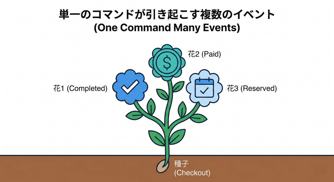 One Command Many Events