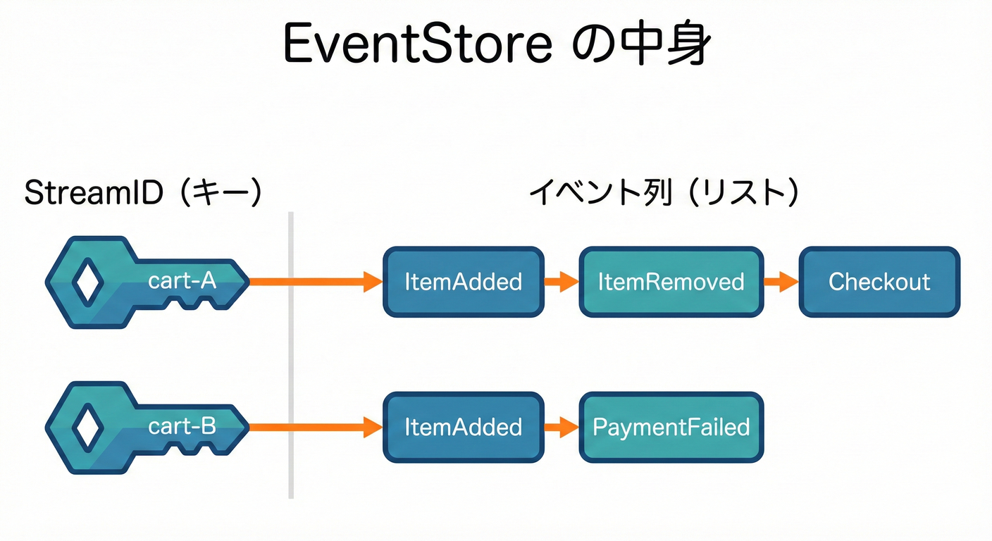EventStoreの中身