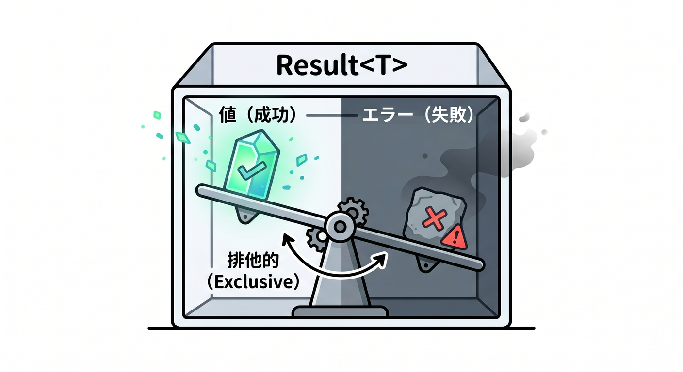 Result<T> Container