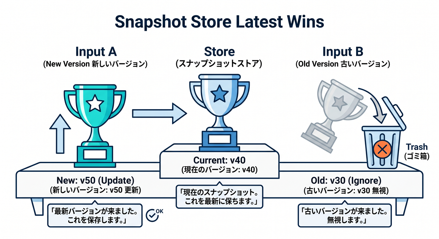 Snapshot Store Latest Wins