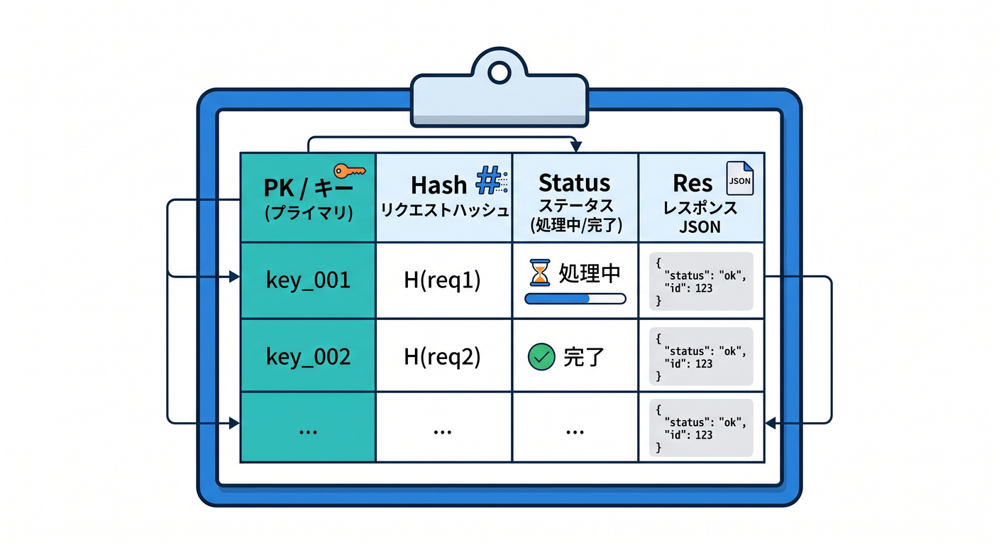 Idempotency Table Structure