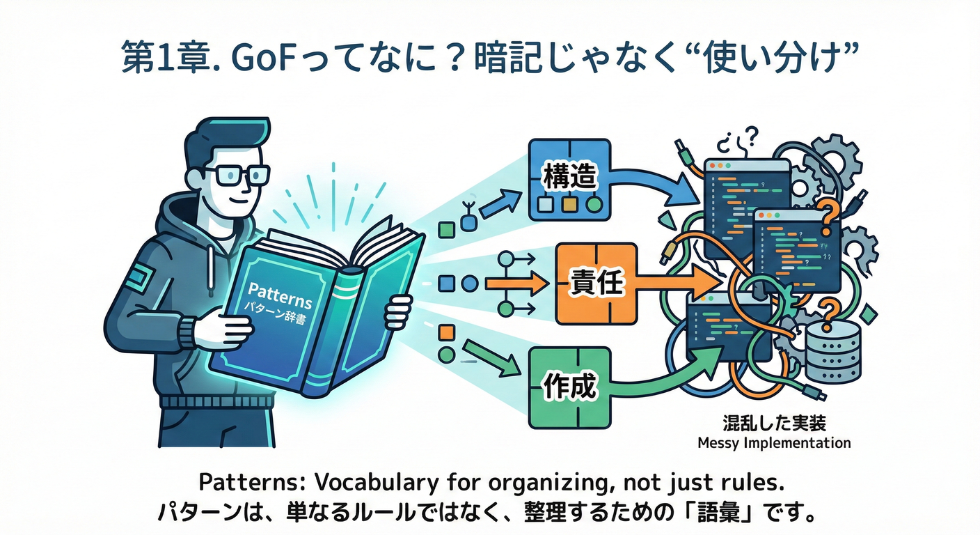 第1章. GoFってなに?暗記じゃなく“使い分け”