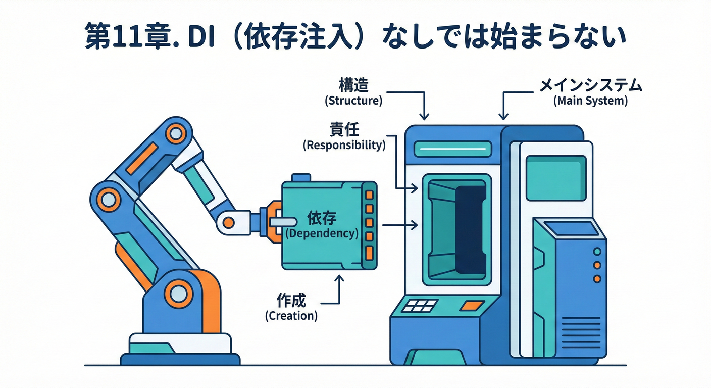 第11章. DI（依存注入）なしでは始まらない