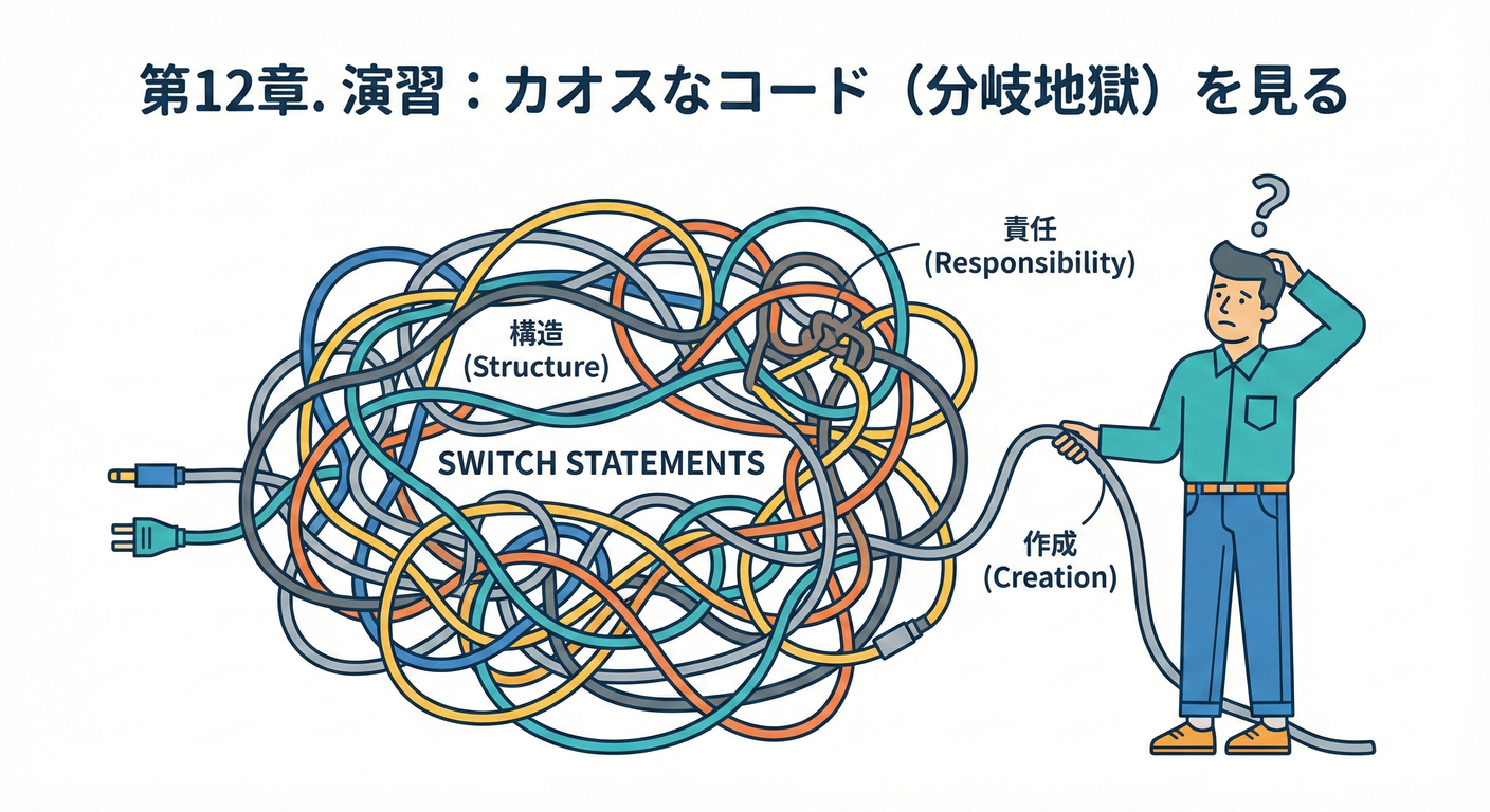 第12章. 演習：カオスなコード（分岐地獄）を見る
