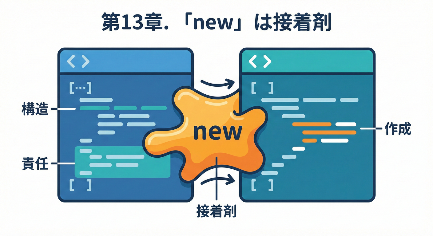 第13章. 「new」は接着剤