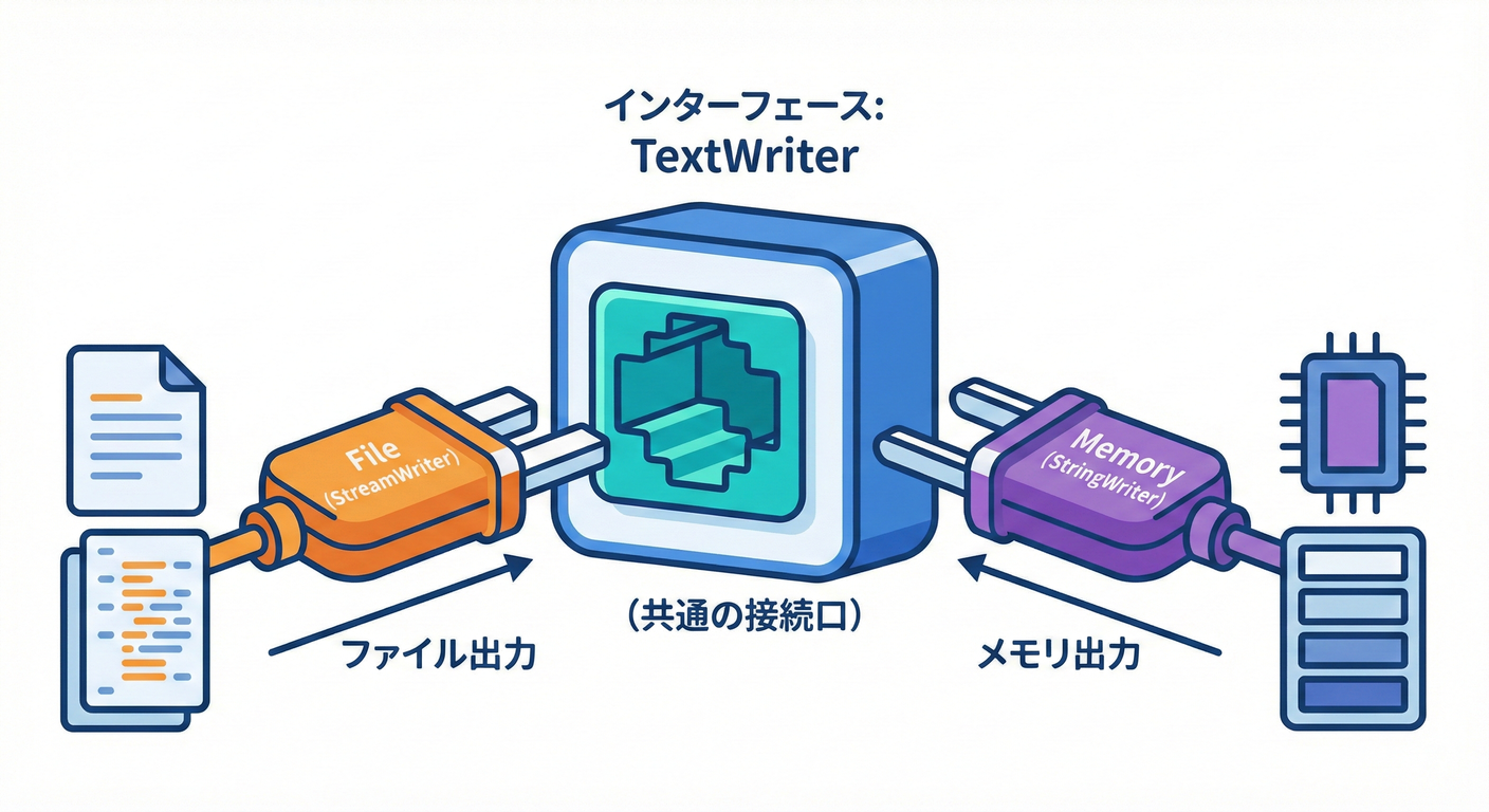 TextWriter Interface Plug