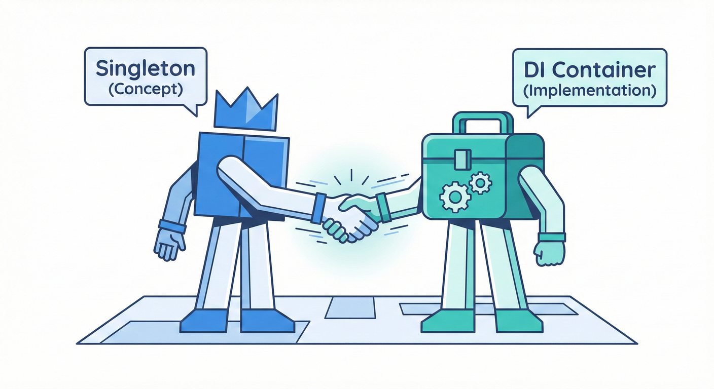 Singleton meets DI