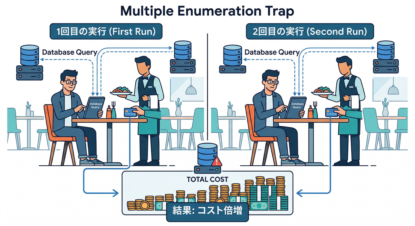 multiple enumeration