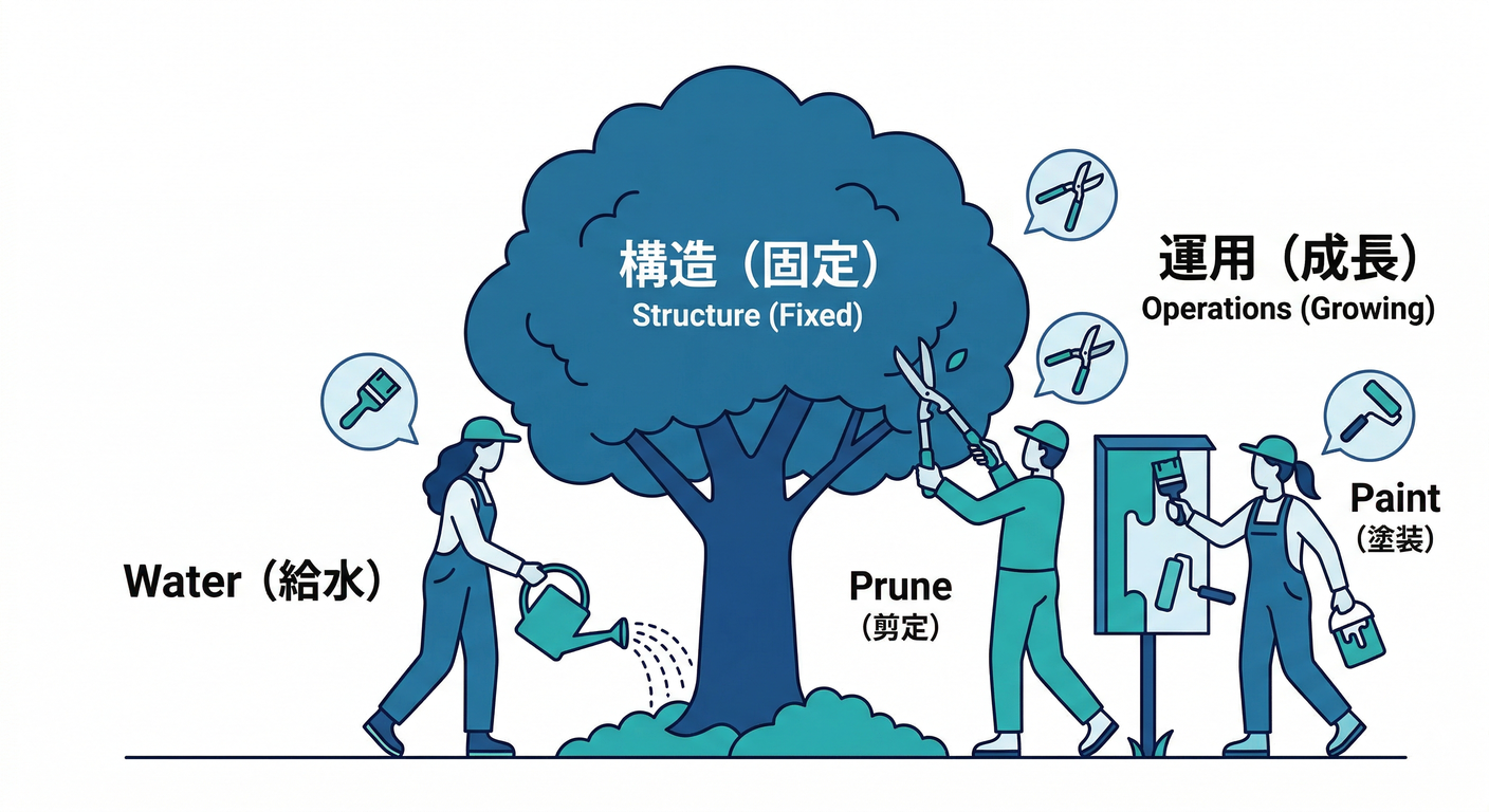 Structure vs Operations