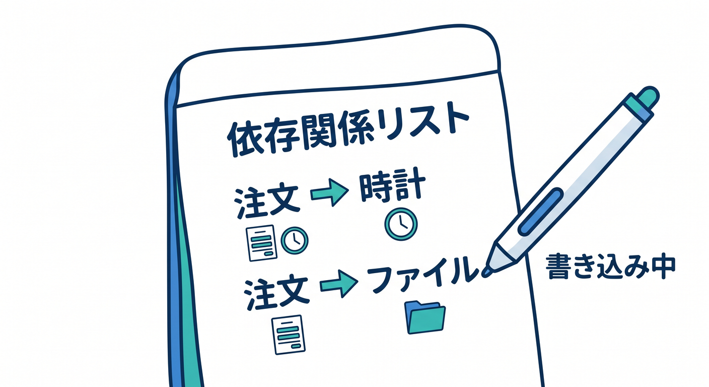 Dependency Arrow List