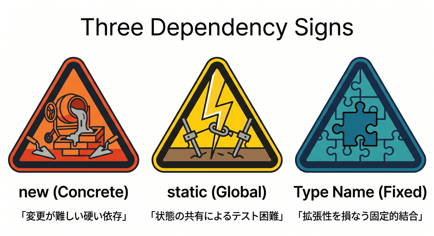 Three Dependency Signs
