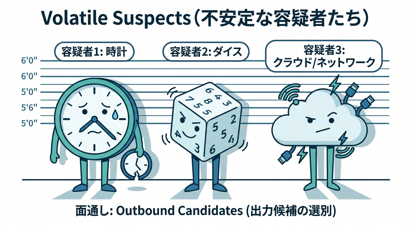 Volatile Suspects