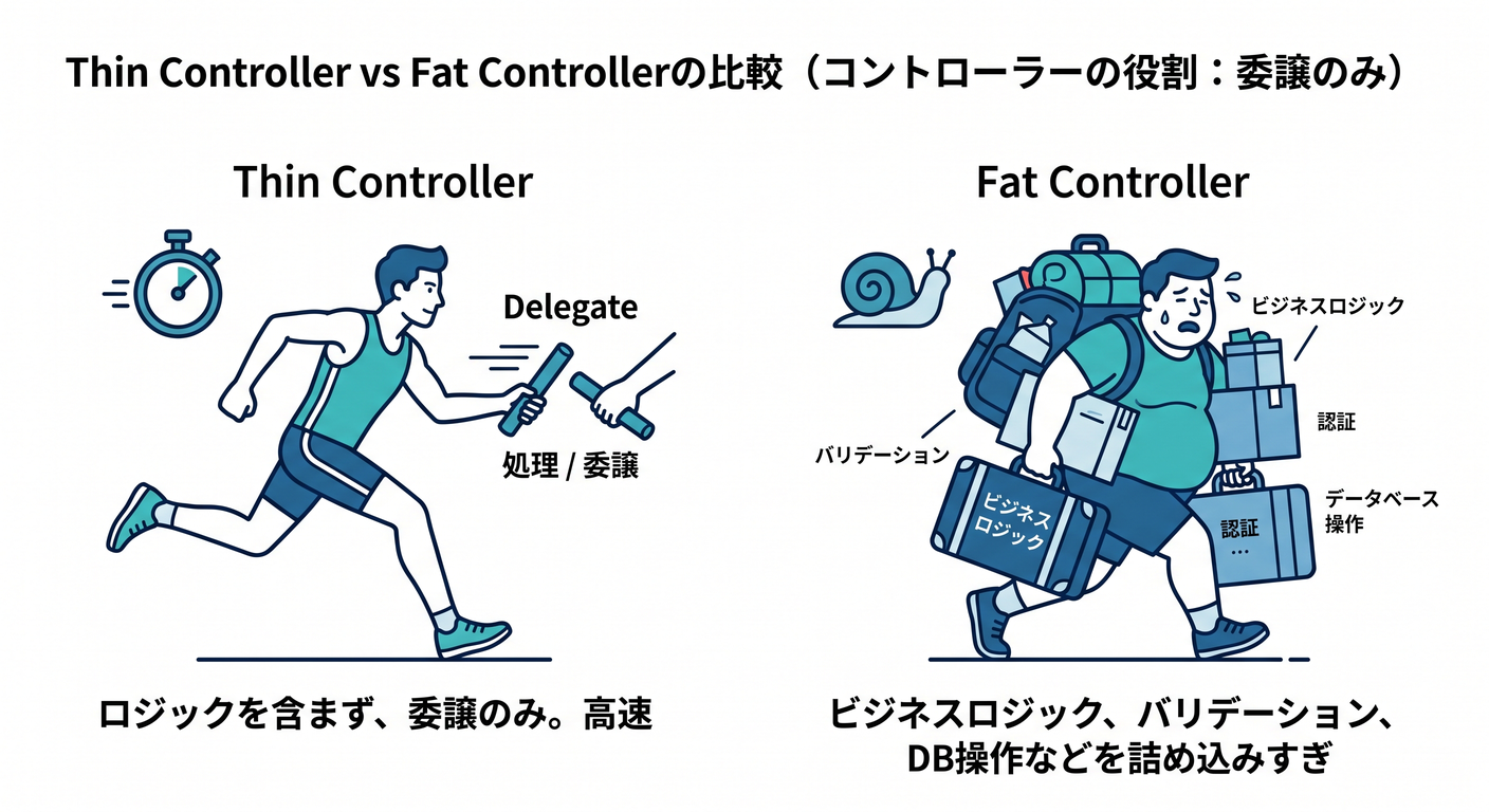 Thin vs Fat Controller