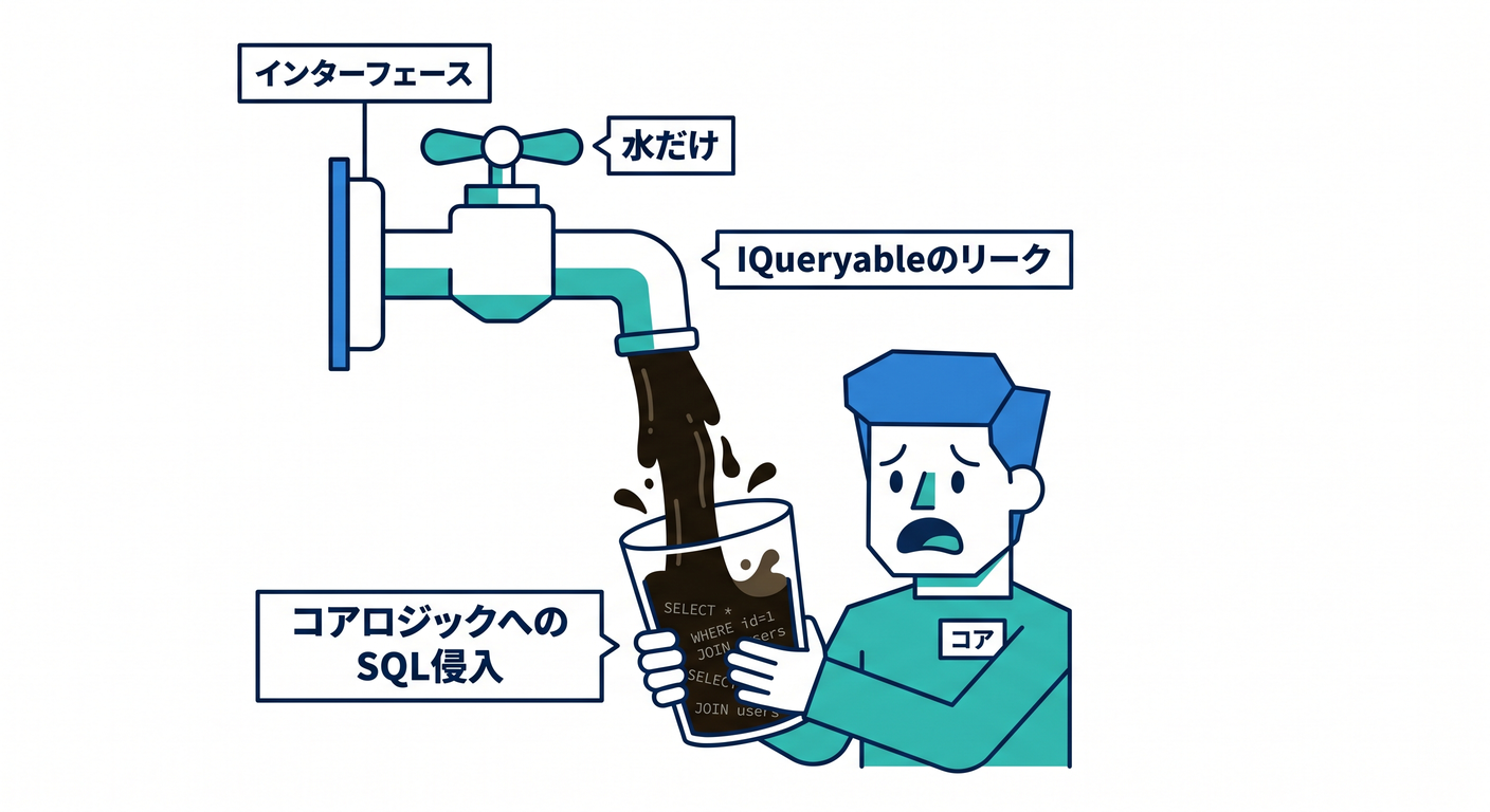 Leaking IQueryable